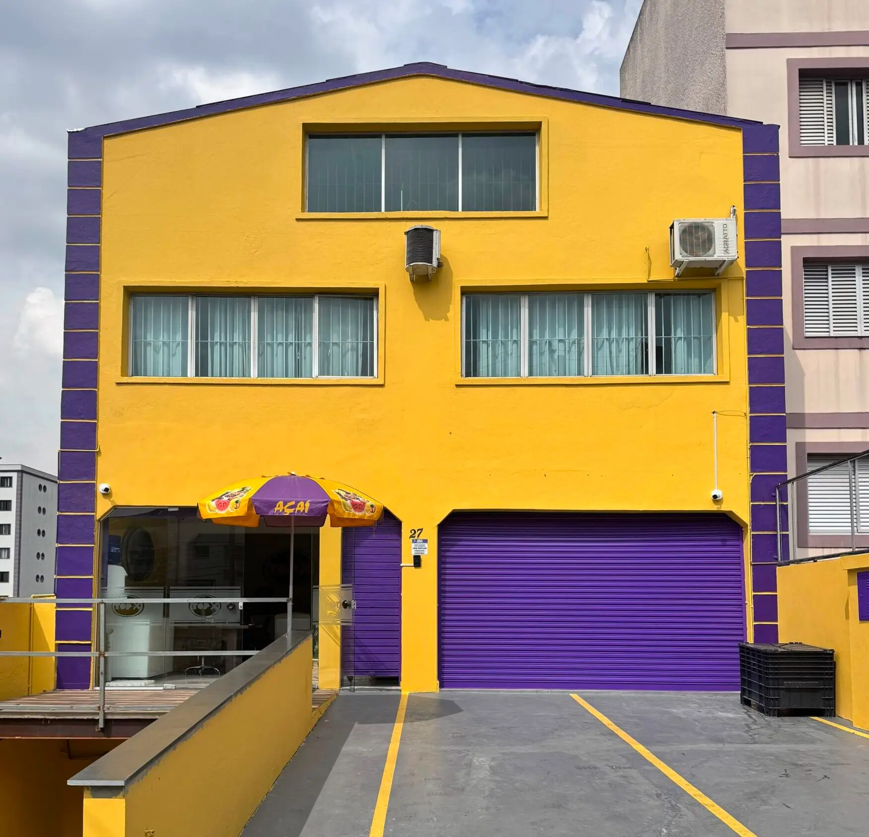 Estrutura da Top-X Açaí em São Bernardo do Campo
